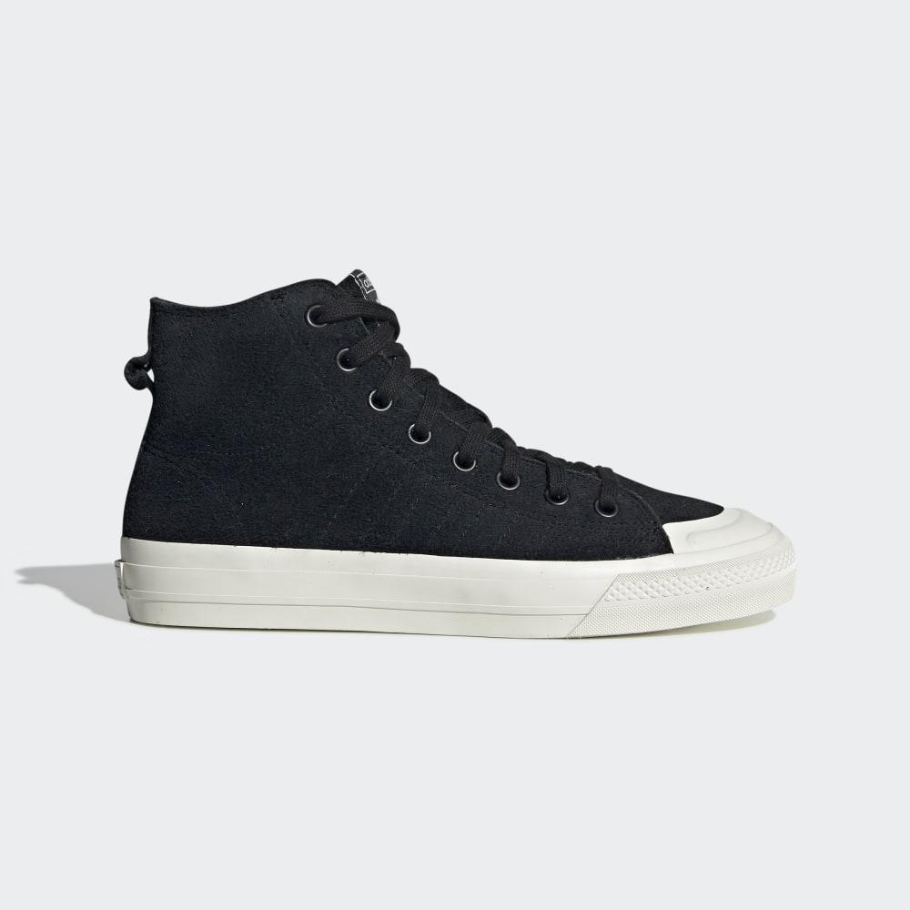 Originals Adidas Nizza Inalti RF Dama Romania - Negrii/Albi EE5611